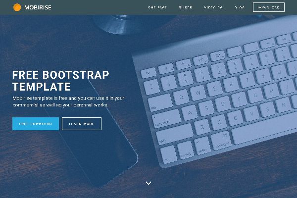 Mobirise Releases Bootstrap Template Free Download  for Mobile-Friendly Websites